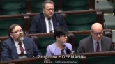 Hoffmann do koalicji 13 grudnia: będziecie używać gazu pieprzowego wobec rolników - tak jak w Bydgoszczy?!