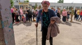 98-letnia Ukrainka pokonała pieszo 10 km, uciekając z terenów okupowanych przez Rosję