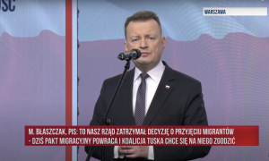M. Błaszczak: pakt migracyjny powraca i koalicja Tuska chce się na niego zgodzić!