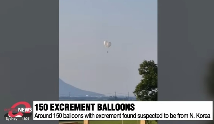 Korea Północna wysłała do Korei Południowej 600 balonów ze ... śmieciami