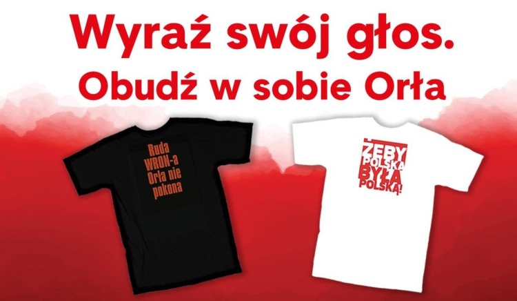 Zamów wyjątkowe koszulki w sklepie „Gazety Polskiej”: „Ruda WRON-a Orła nie pokona”