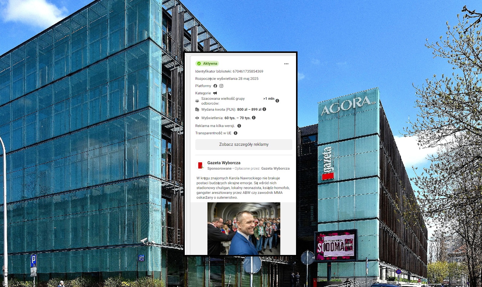 Reklama Gazeta Wyborcza, Nawrocki