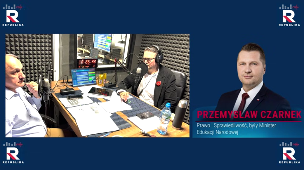 Przemysław Czarnek w radiu