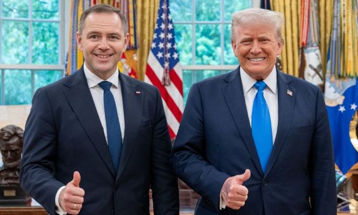 Nawrocki i Trump w Białym Domu
