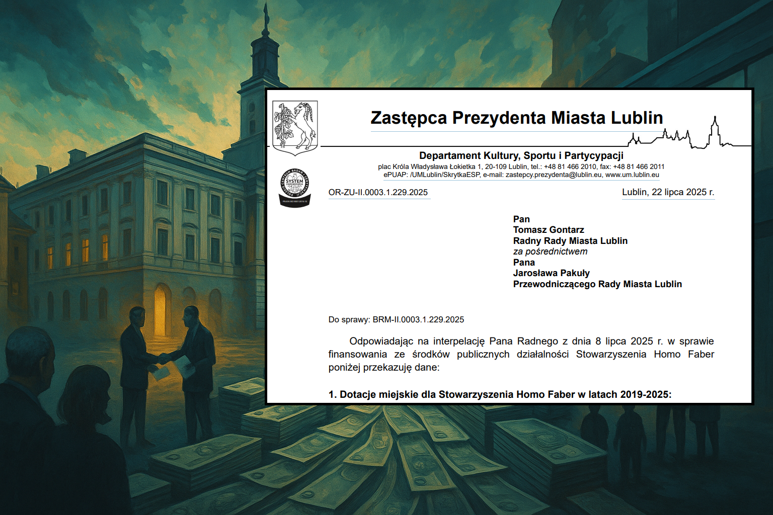 Hojne finansowanie NGO wspierającego migrantów i LGBT
