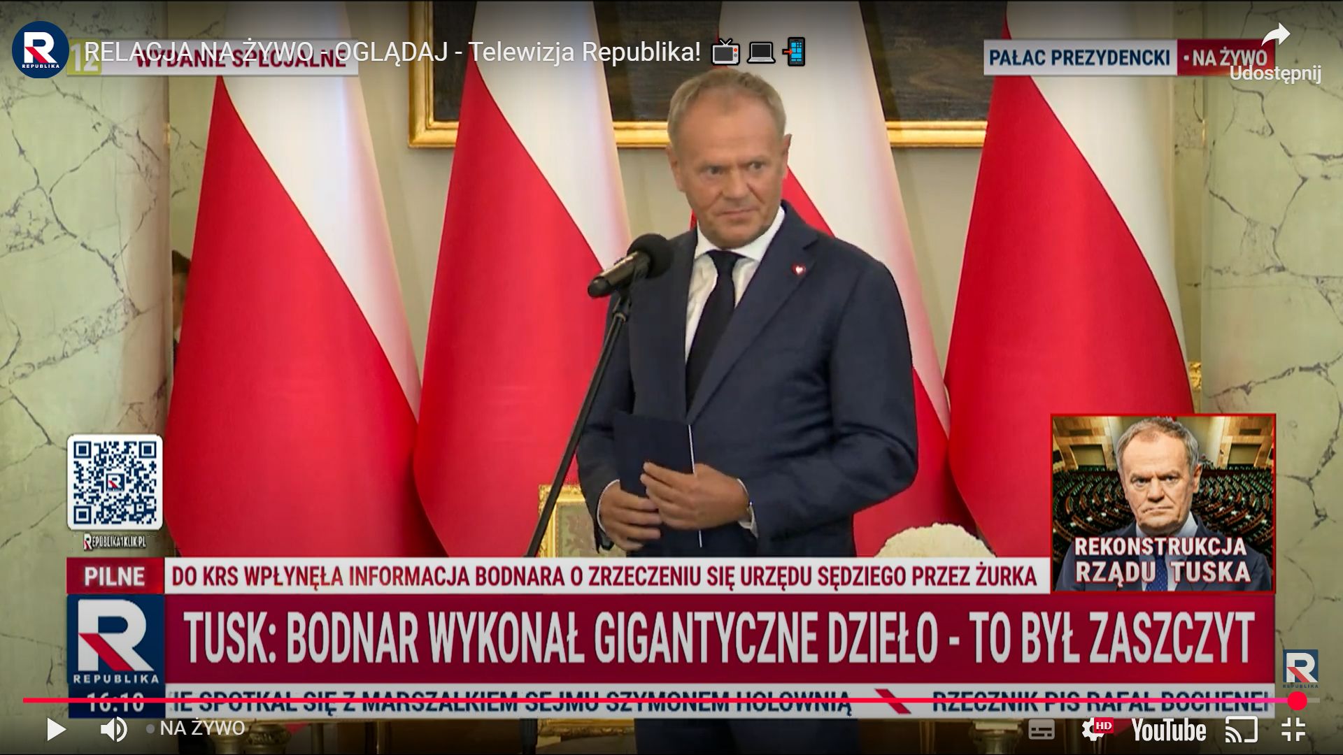Po kilkunastu miesiącach szalejącego w Polsce bezprawia, po prześladowaniu opozycji, bezwzględnym zwalczaniu wszelkich środowisk i instytucji niezależnych, słowa Tuska szokują