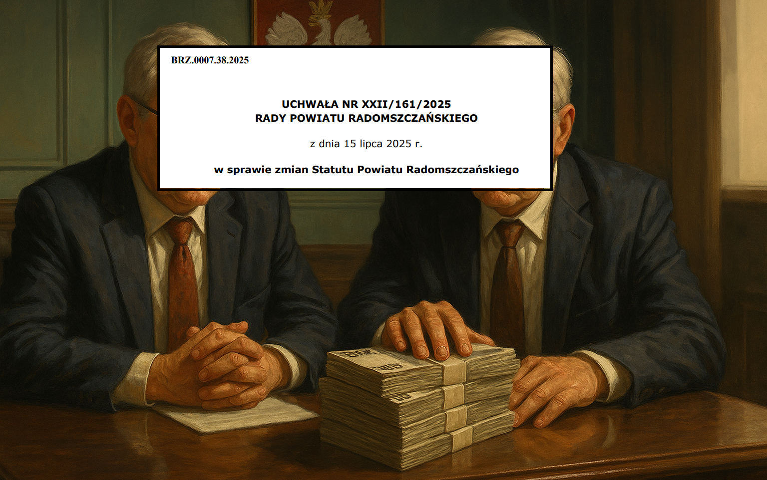 Uchwała, powiat Radomszczański, 90 tys odprawy