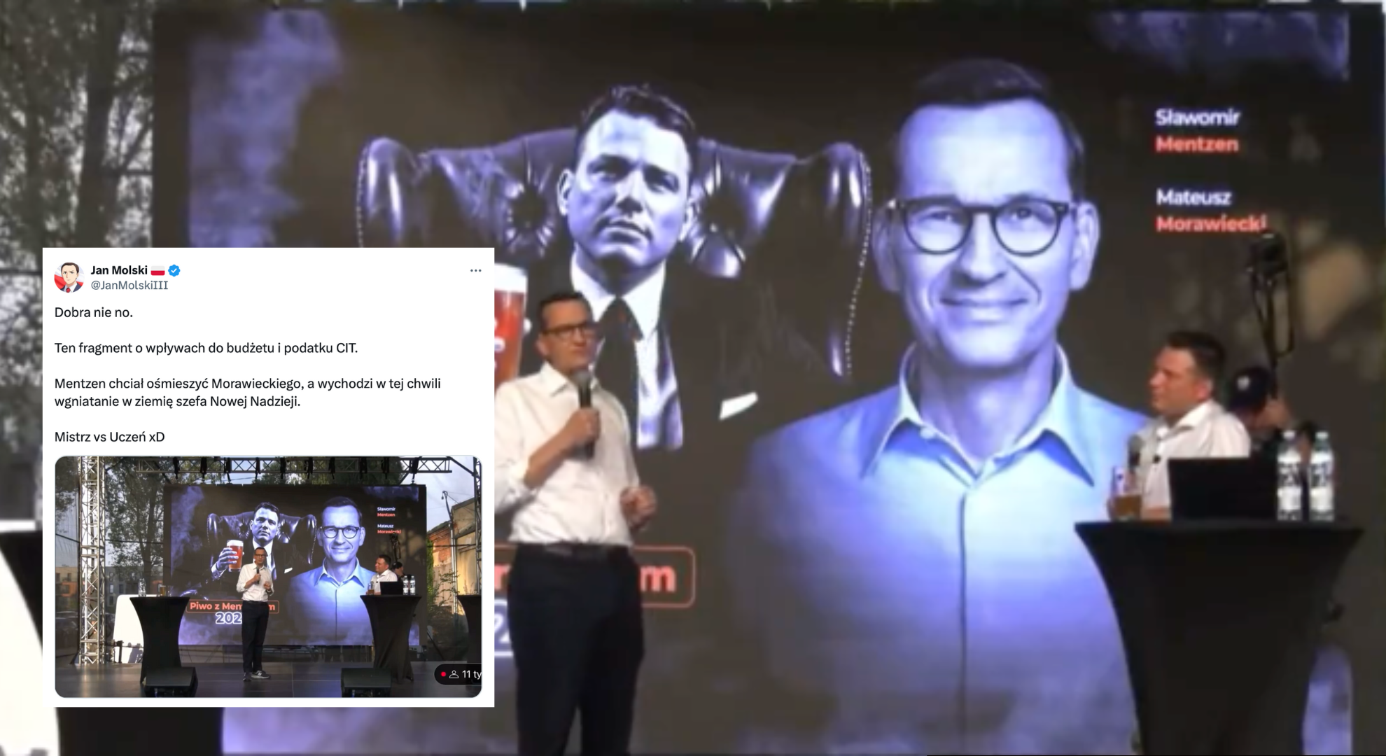 Morawiecki miażdży Mentzena danymi o CIT Morawiecki miażdży Mentzena danymi o CIT
