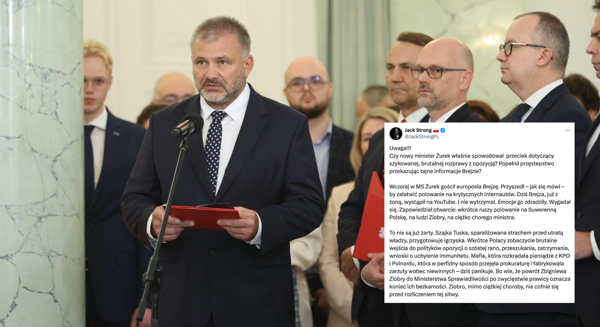 Przeciek z Ministerstwa Sprawiedliwości Przeciek z Ministerstwa Sprawiedliwości