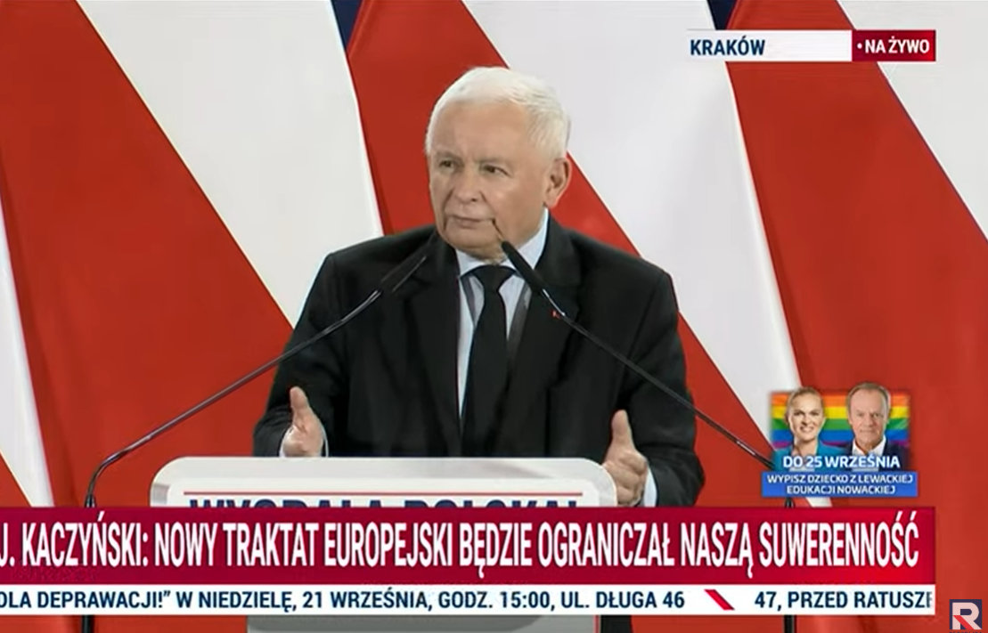 Jarosław Kaczyński w Krakowie