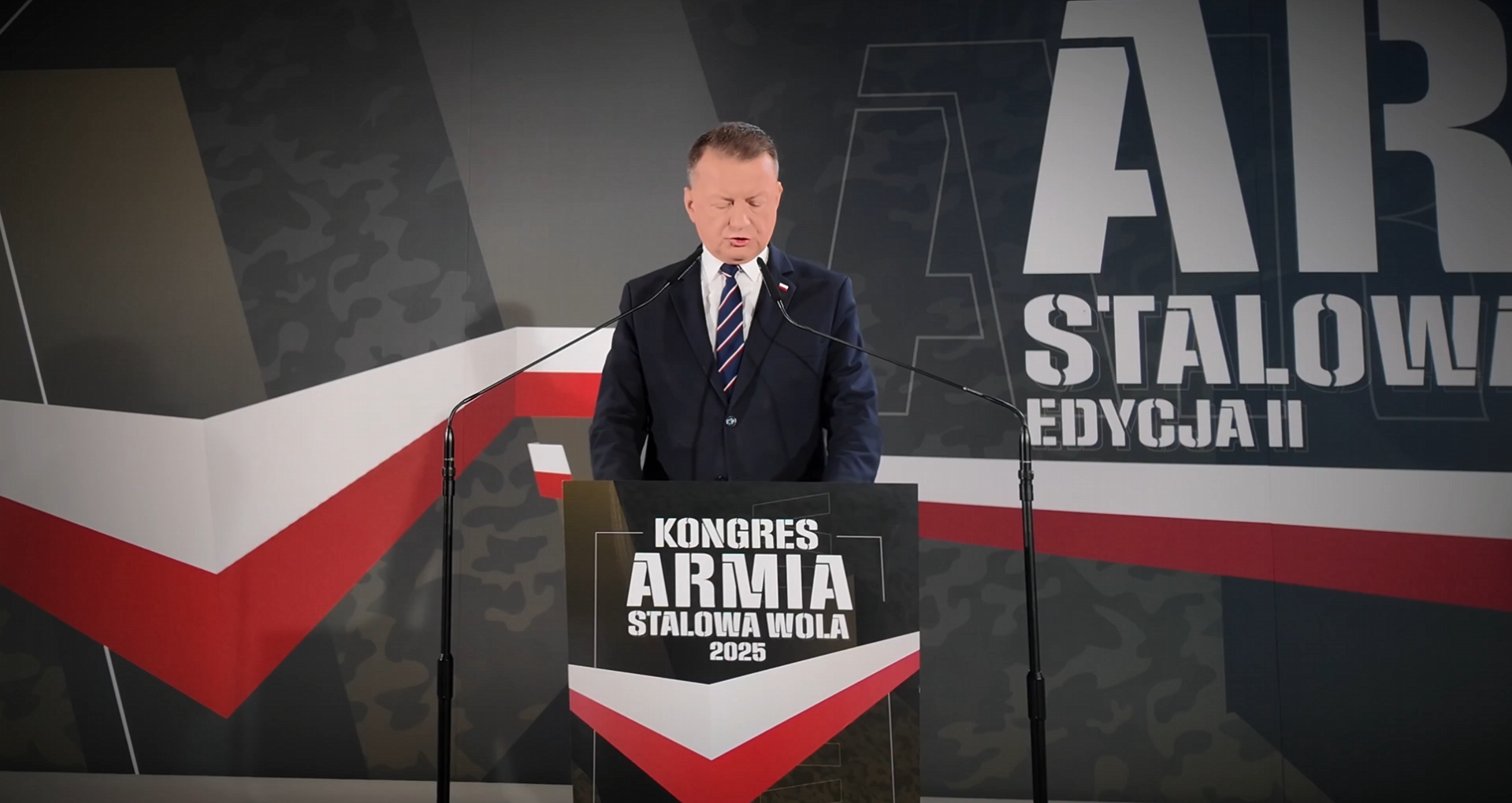 Mariusz Błaszczak na Kongresie Armia 2025
