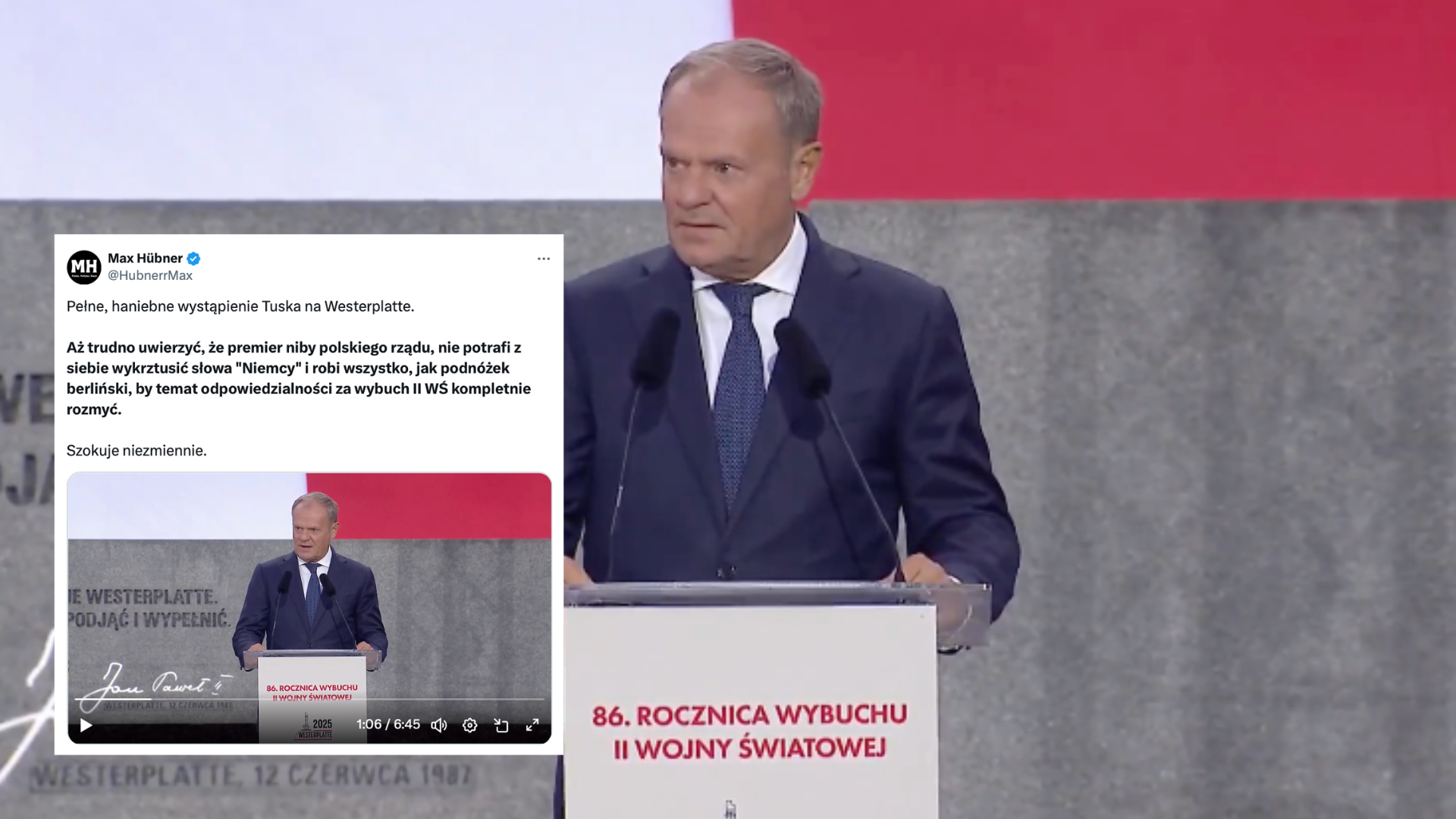 Internauci ostro krytykują wystąpienie Tuska Internauci ostro krytykują wystąpienie Tuska