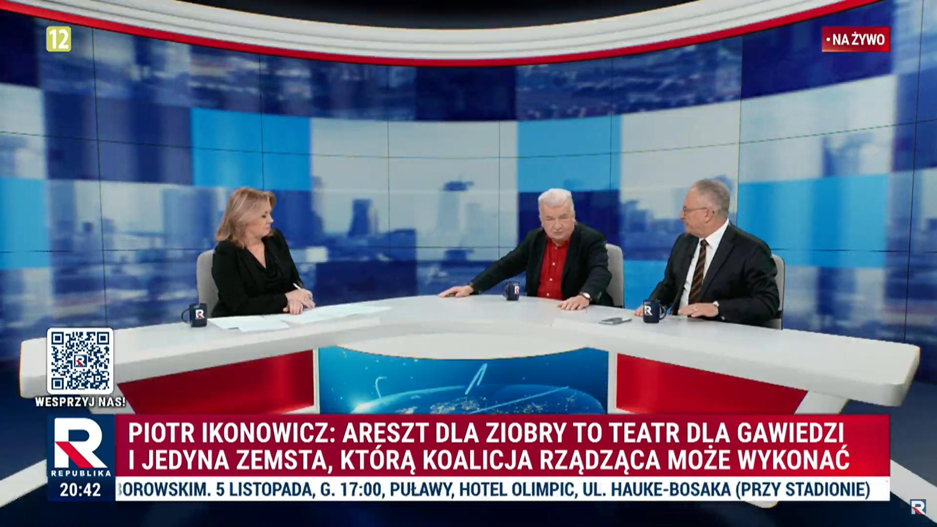 Danuta Holecka, Piotr Ikonowicz oraz Marek Jakubiak