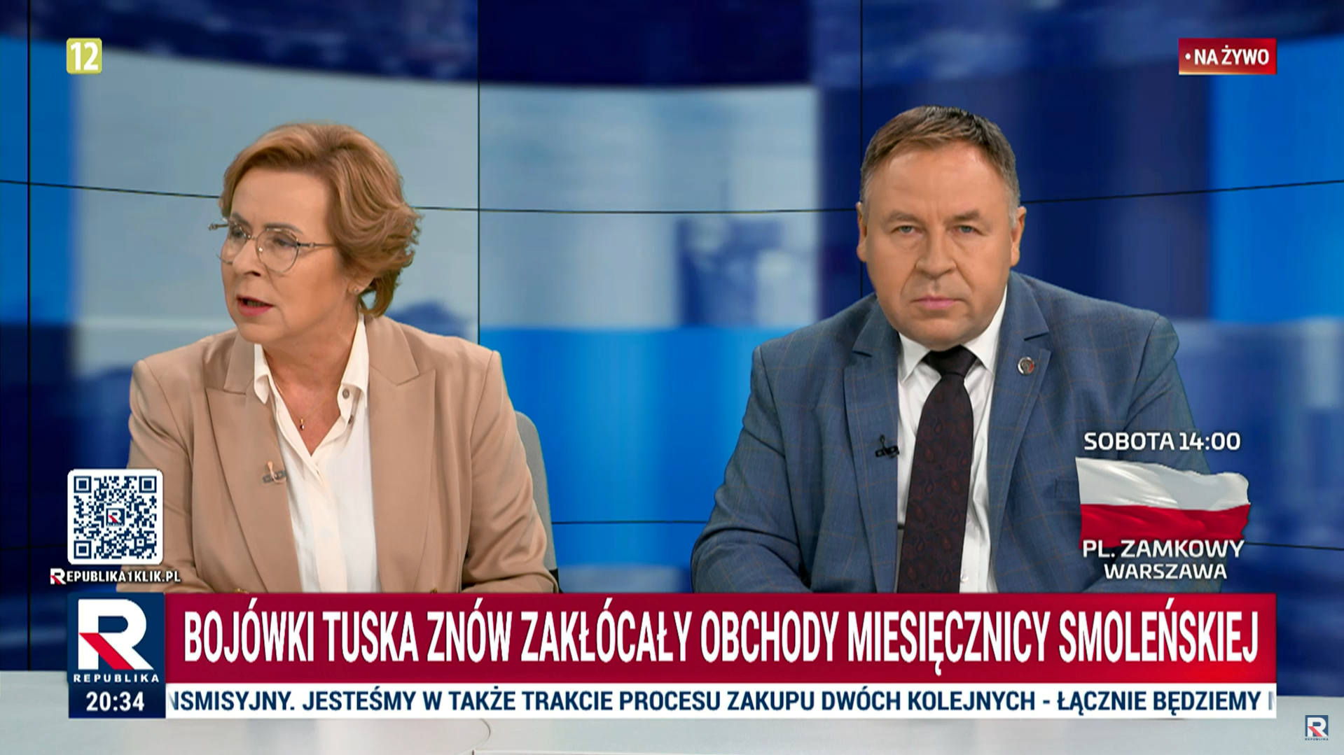 Jadwiga Wiśniewska oraz Marcin Karpiński