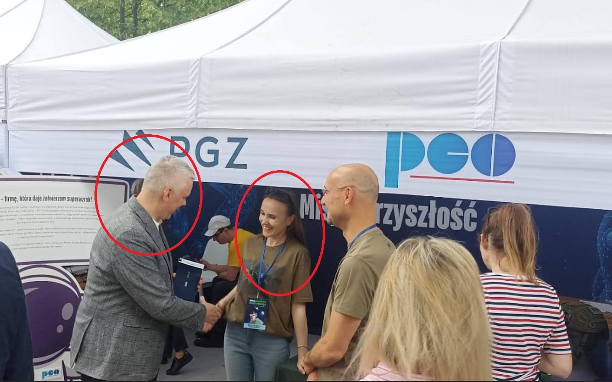 Tomasz Siemoniak podczas wizytacji