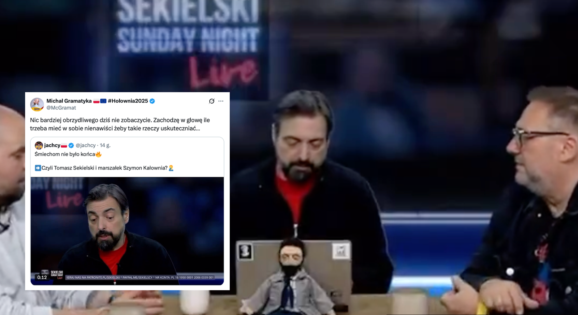 Sekielski obraża Hołownię Sekielski obraża Hołownię