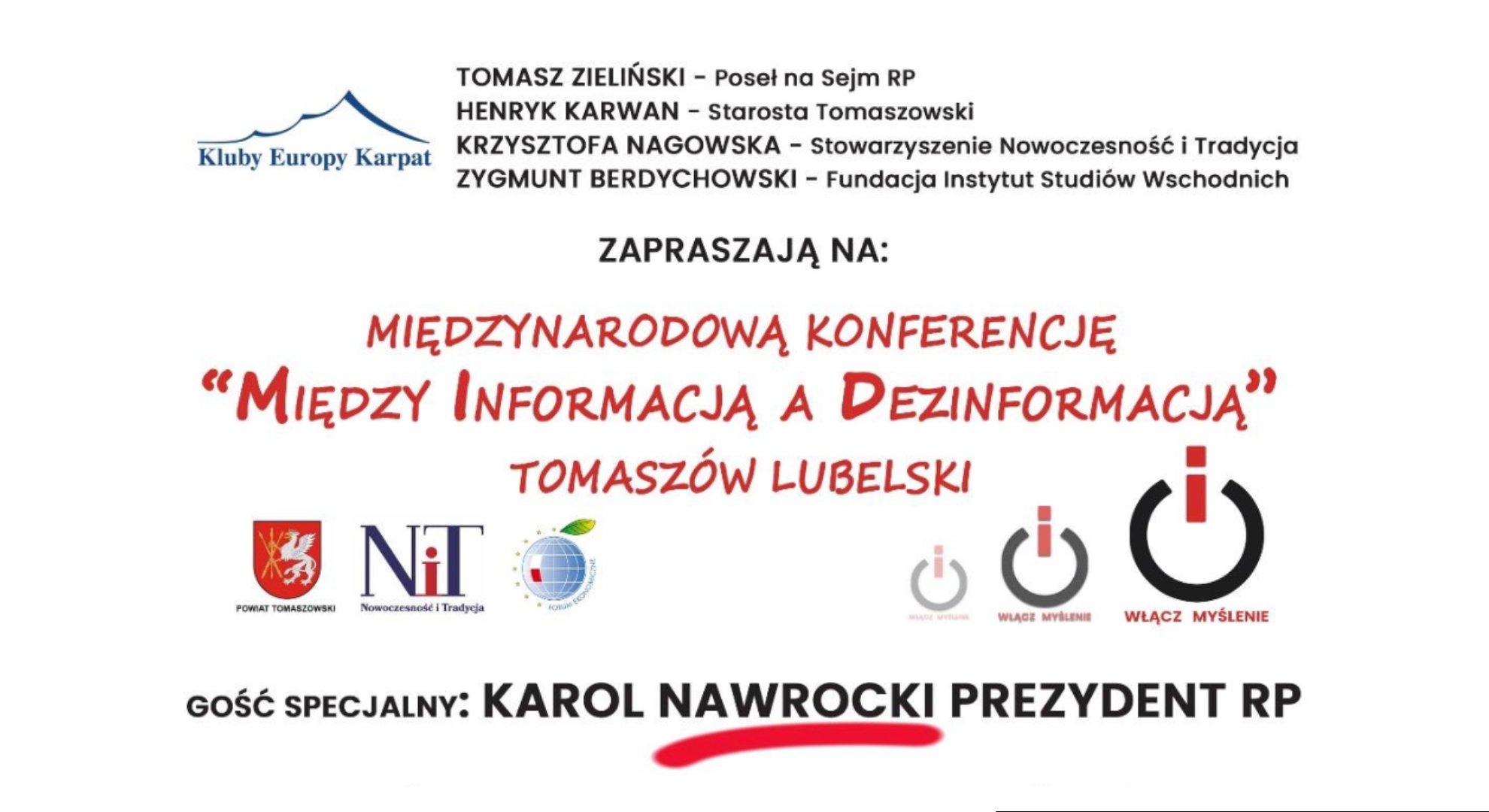 Konferencja o dezinformacji z udziałem prezydenta Konferencja o dezinformacji z udziałem prezydenta