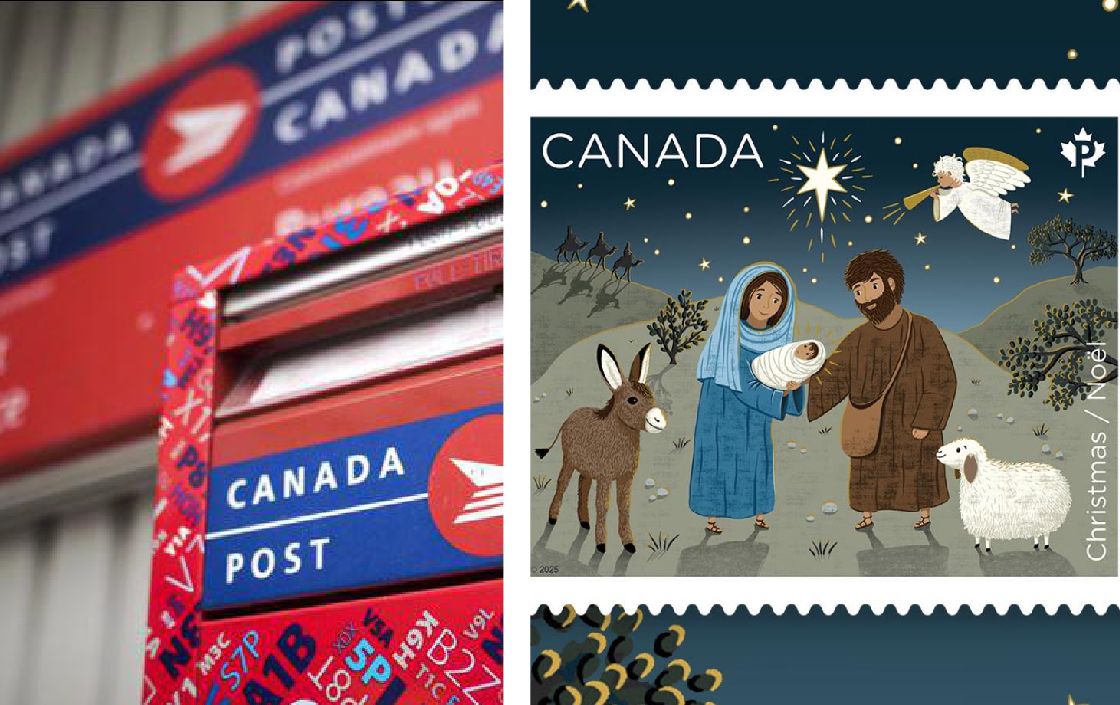 znaczek poczty kanadyjskiej