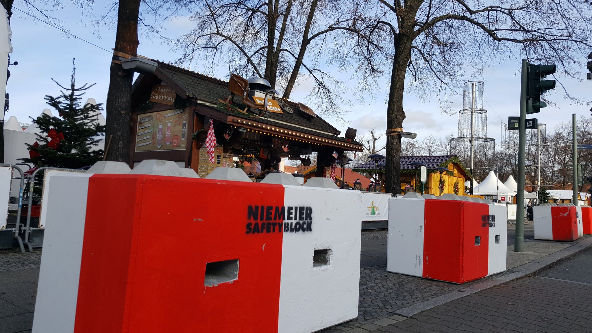 bariery betonowe w Niemczech