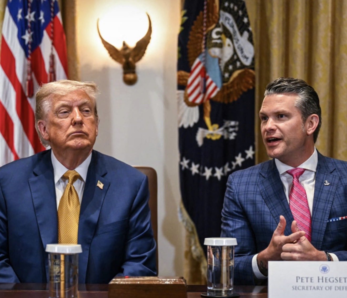 Donald Trump i Pete Hegseth