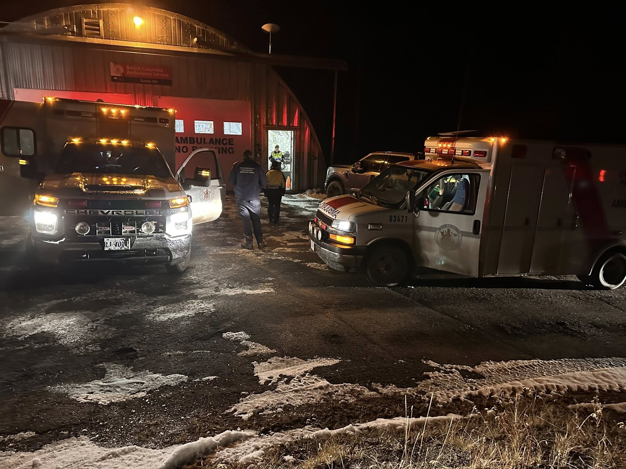 atak grizzly w Bella Coola