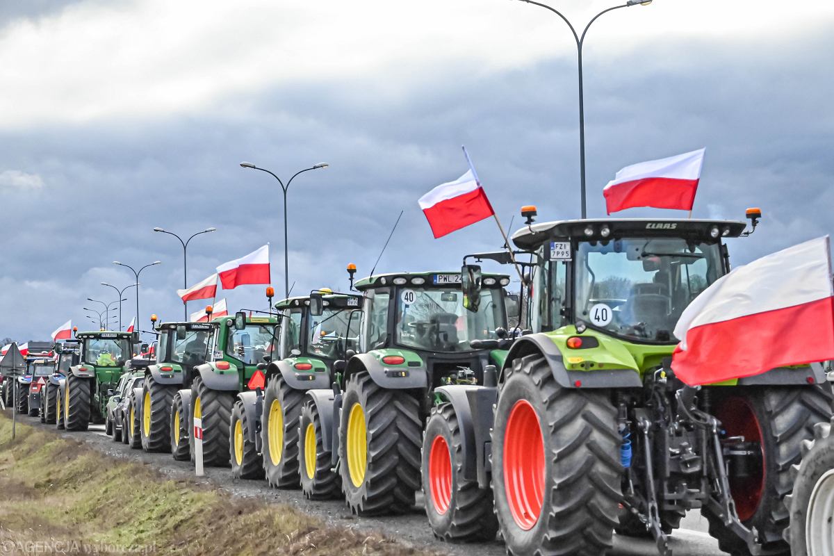 protest rolników/zdjęcie poglądowe