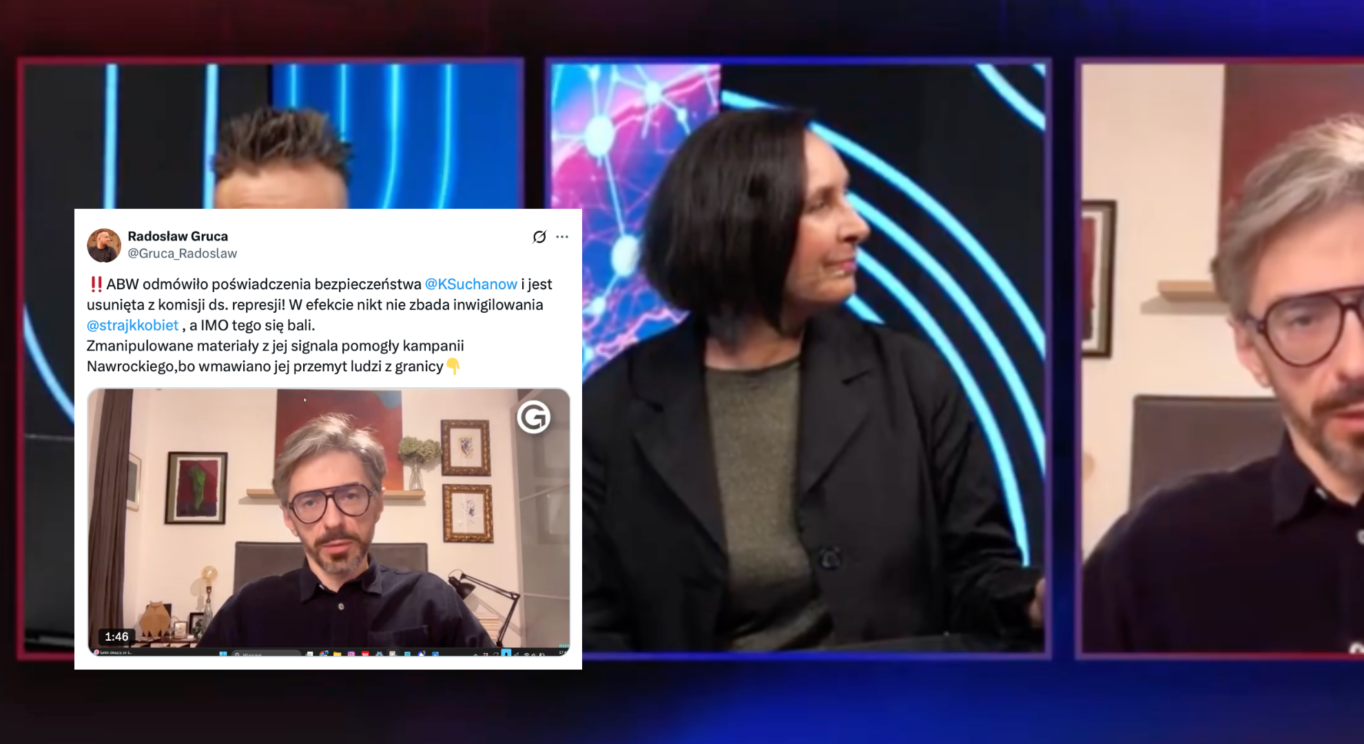 ABW odmawia poświadczenia bezpieczeństwa Suchanow