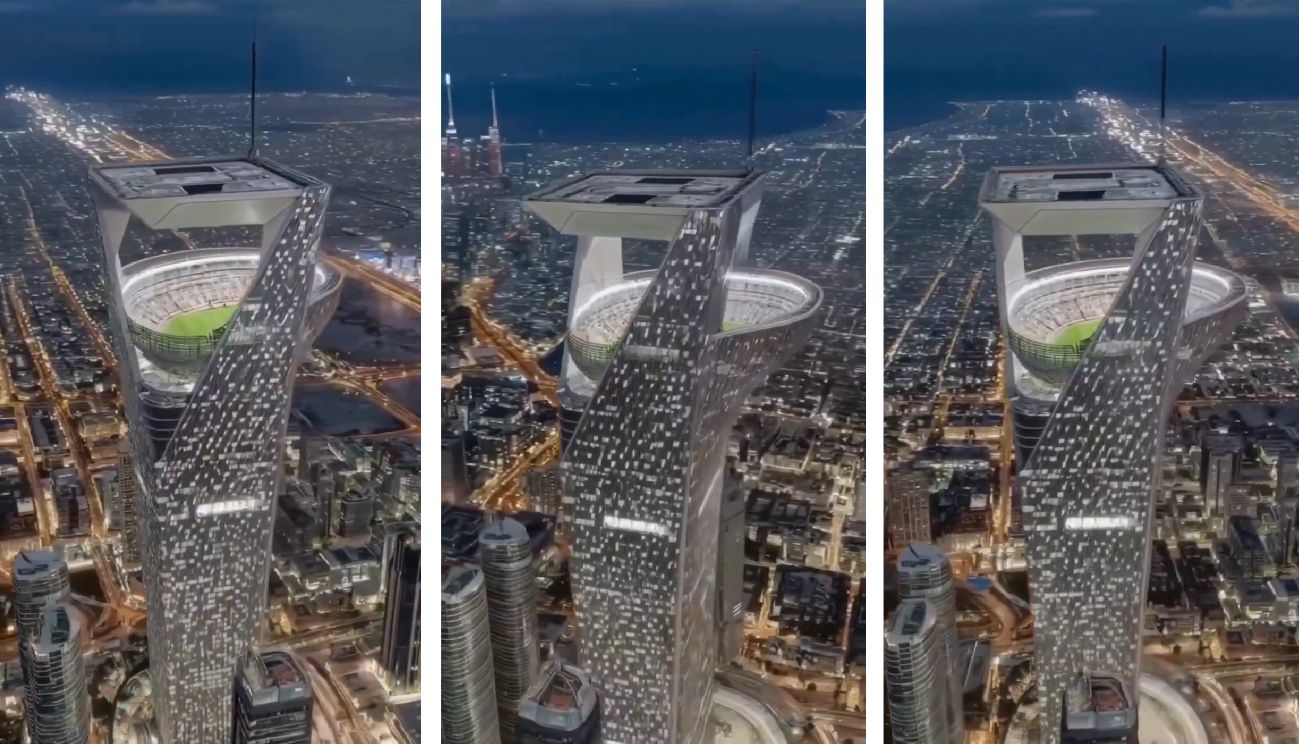 stadion wygenerowany przez AI