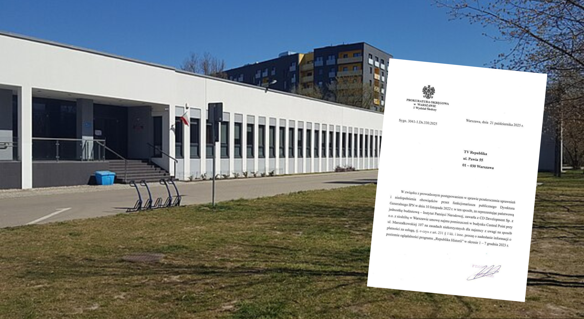 Prokuratura żąda danych od Republiki. Chcą uderzyć w Nawrockiego?