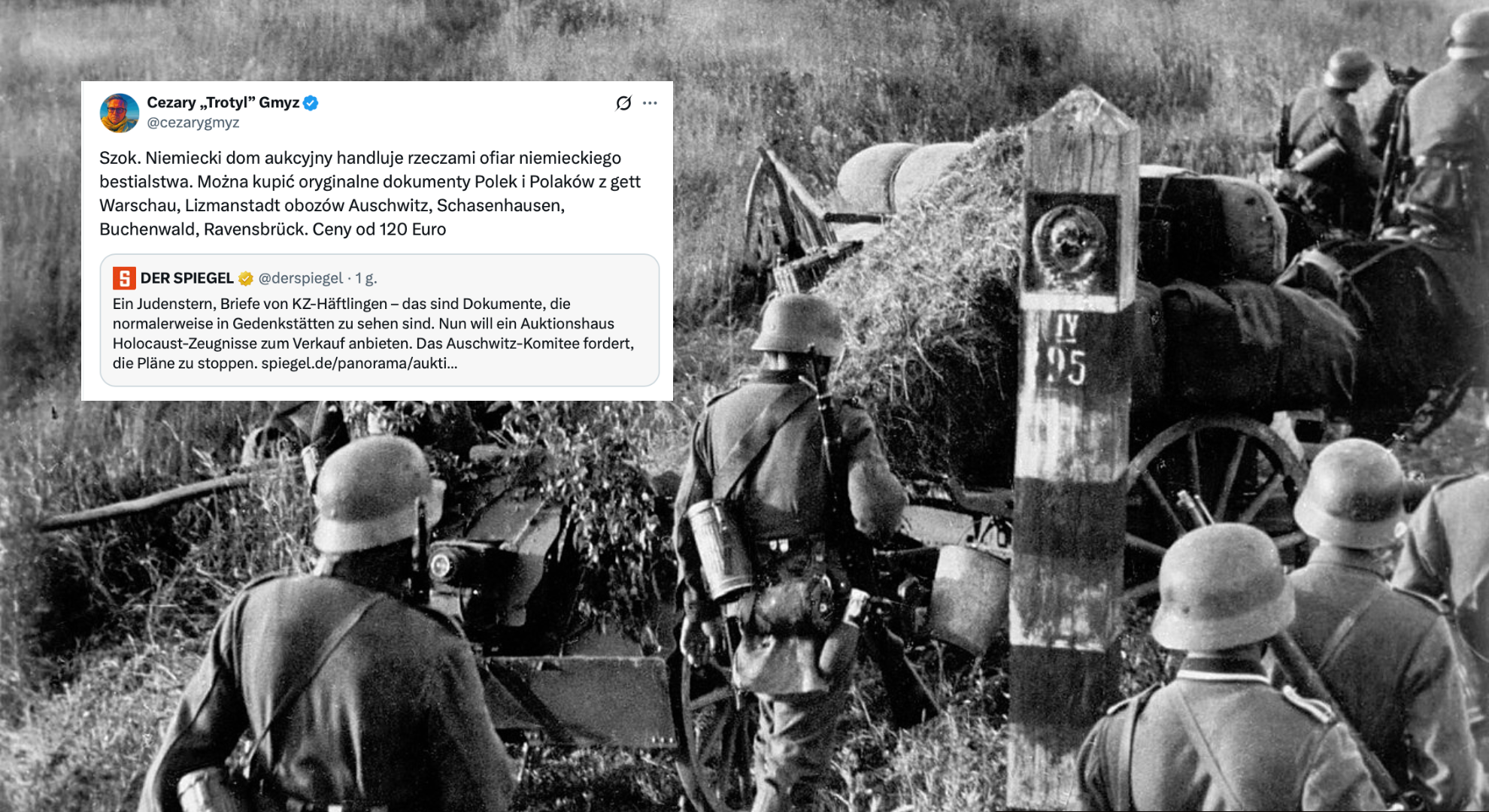 Niemieckie aukcje sprzedają dokumenty ofiar nazizmu