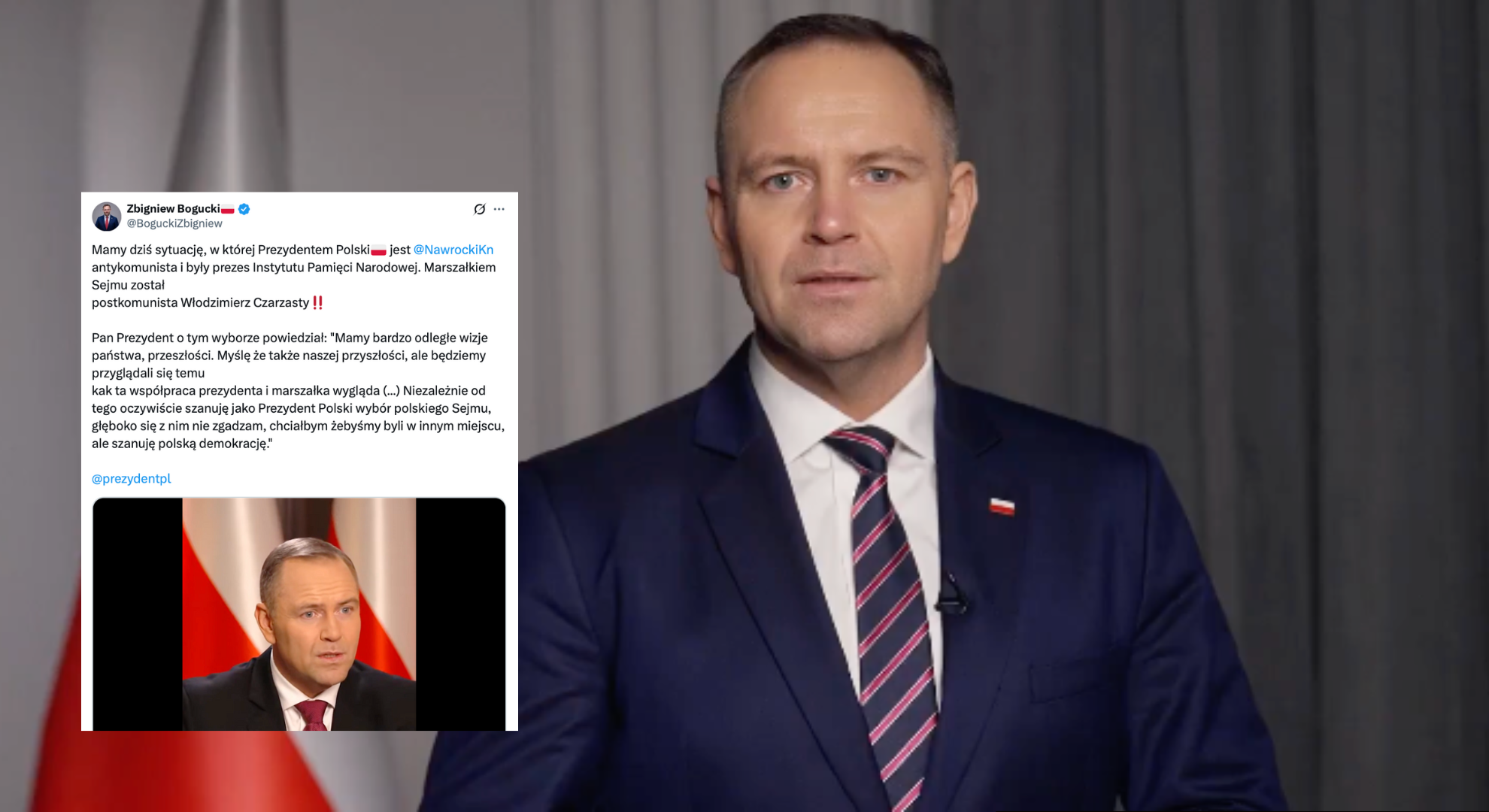Prezydent komentuje wybór Włodzimierza Czarzastego na Marszałka Sejmu