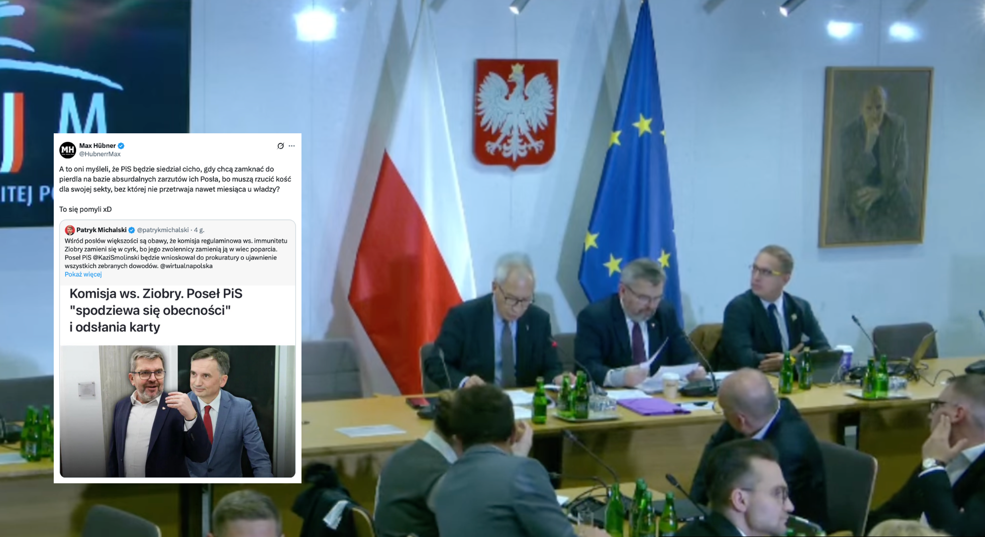 Internauci komentują posiedzenie komisji ws. immunitetu Zbigniewa Ziobry