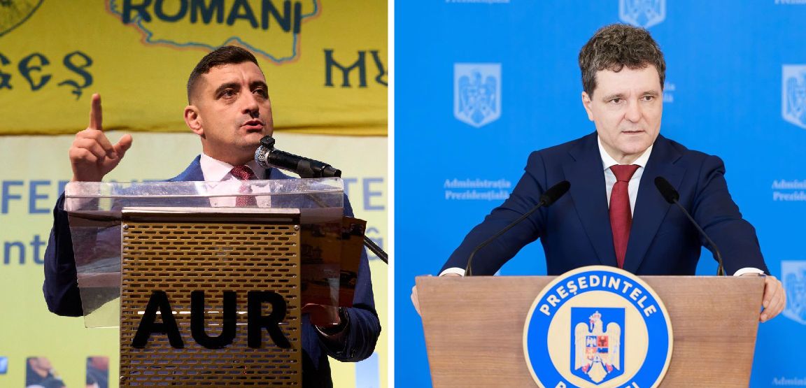 Nicusor Dan i George Simion