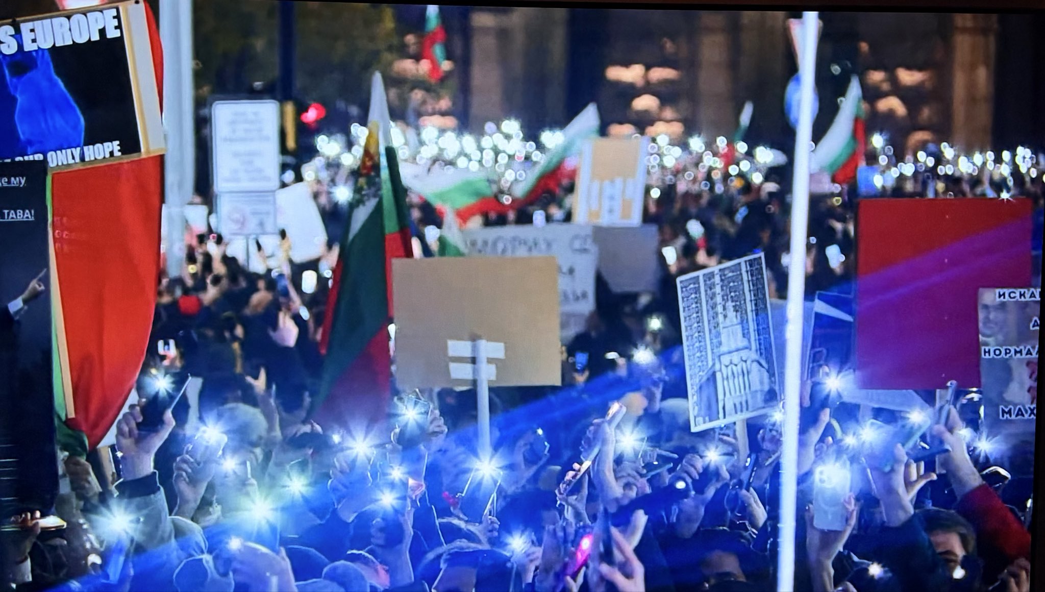 protesty w Bułgarii