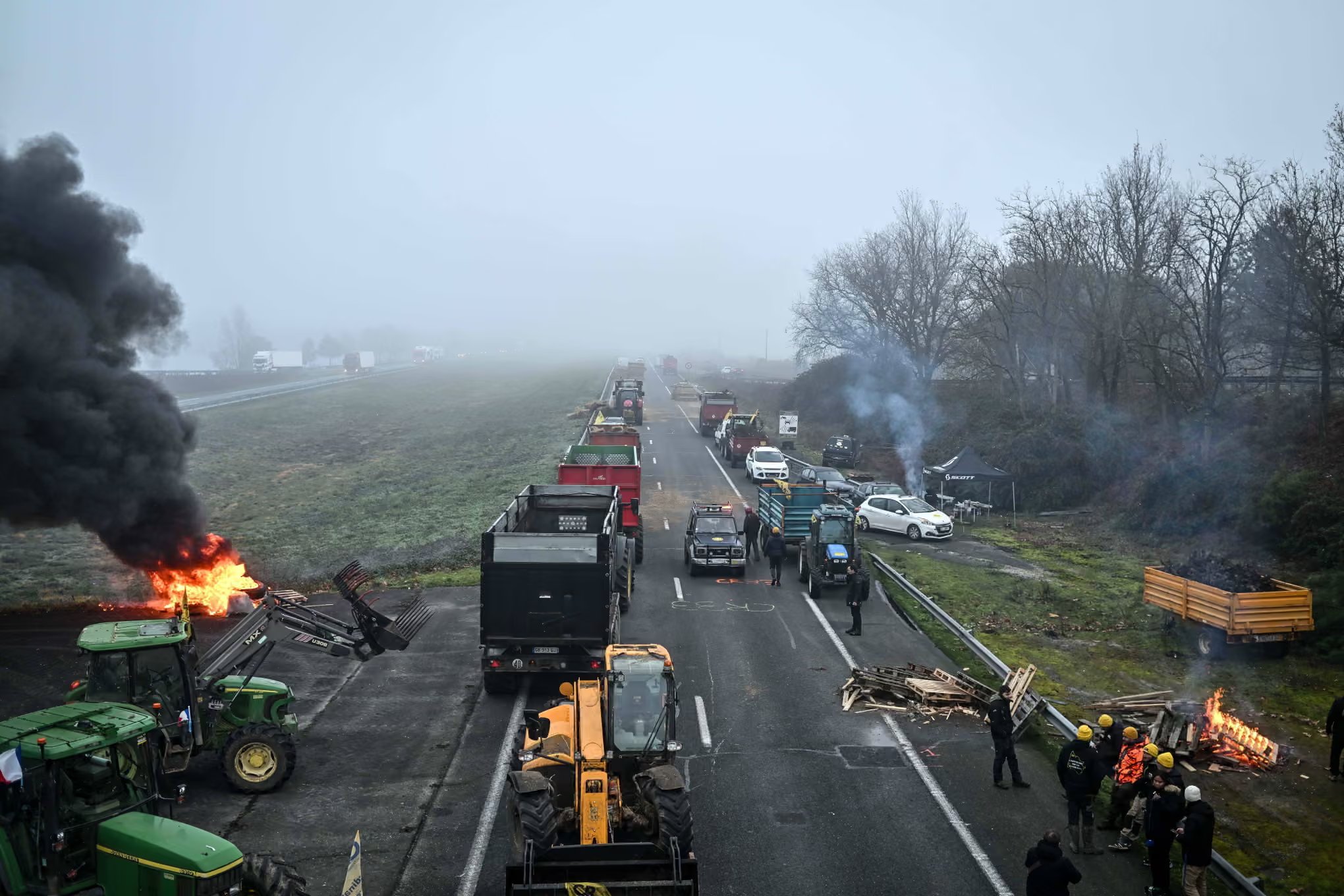 protesty rolników we Francji