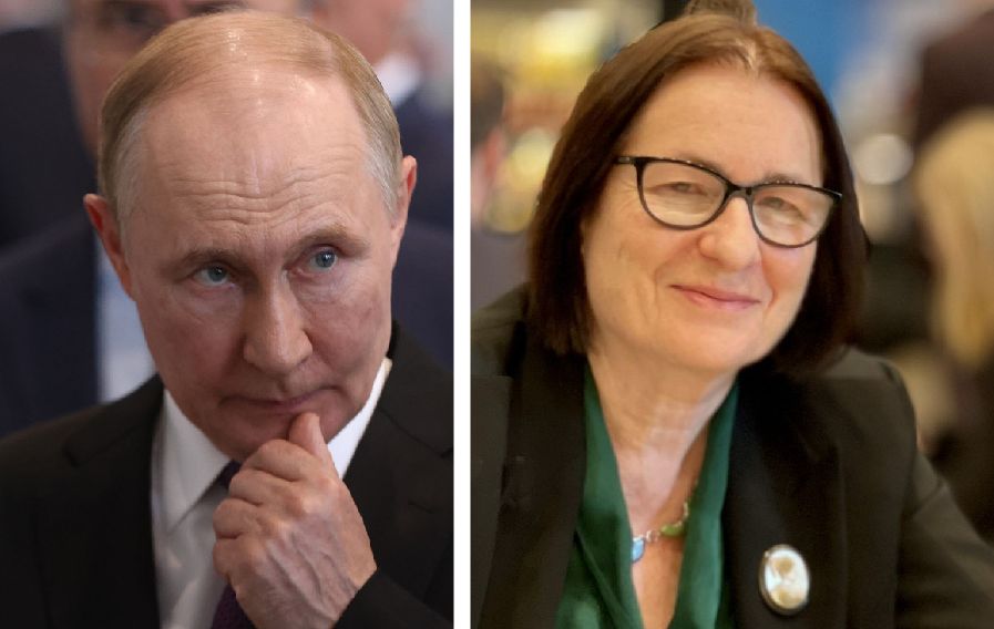 Putin i założycielka Memoriału