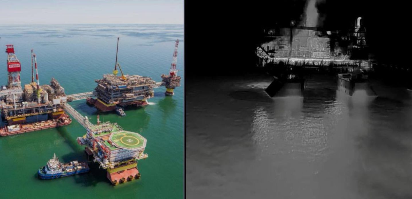 rafineria na Morzu Kaspijskim