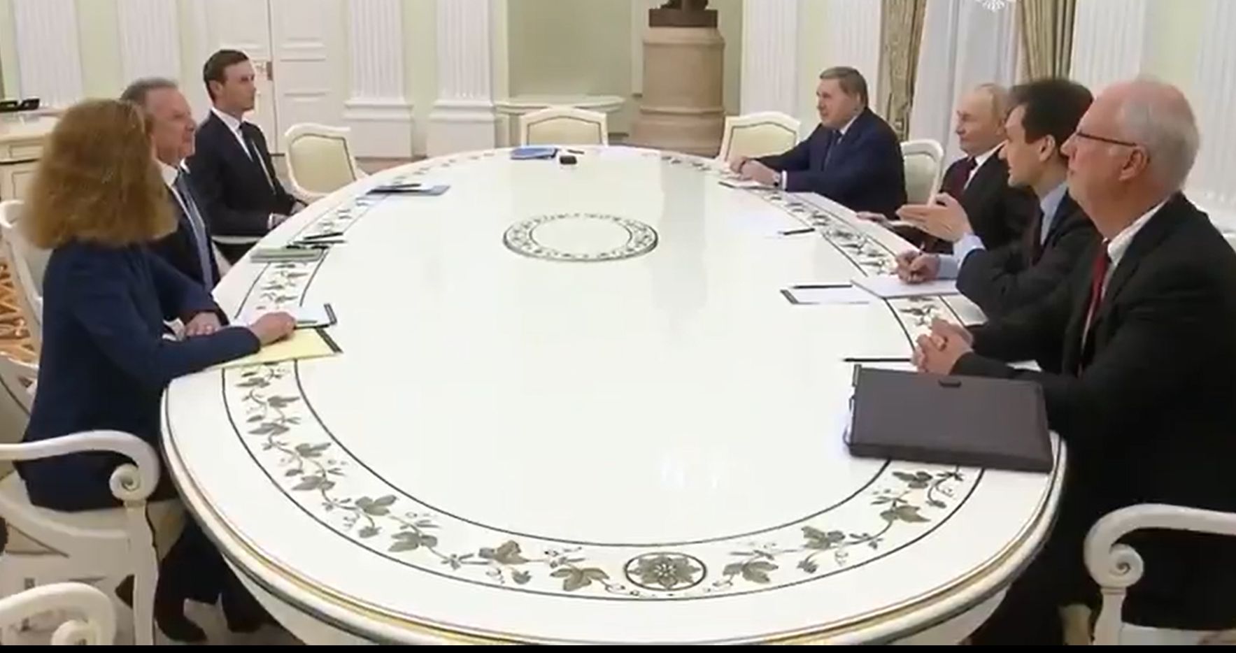 spotkanie delegacji amerykańskiej z Putinem