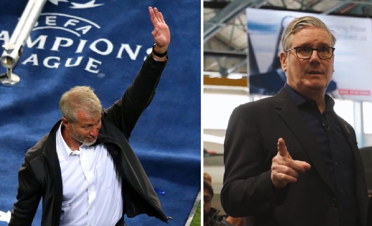 Keir Starmer i Roman Abramowicz