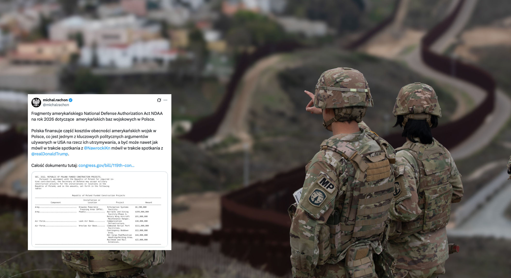 USA wzmacniają bazy w Polsce