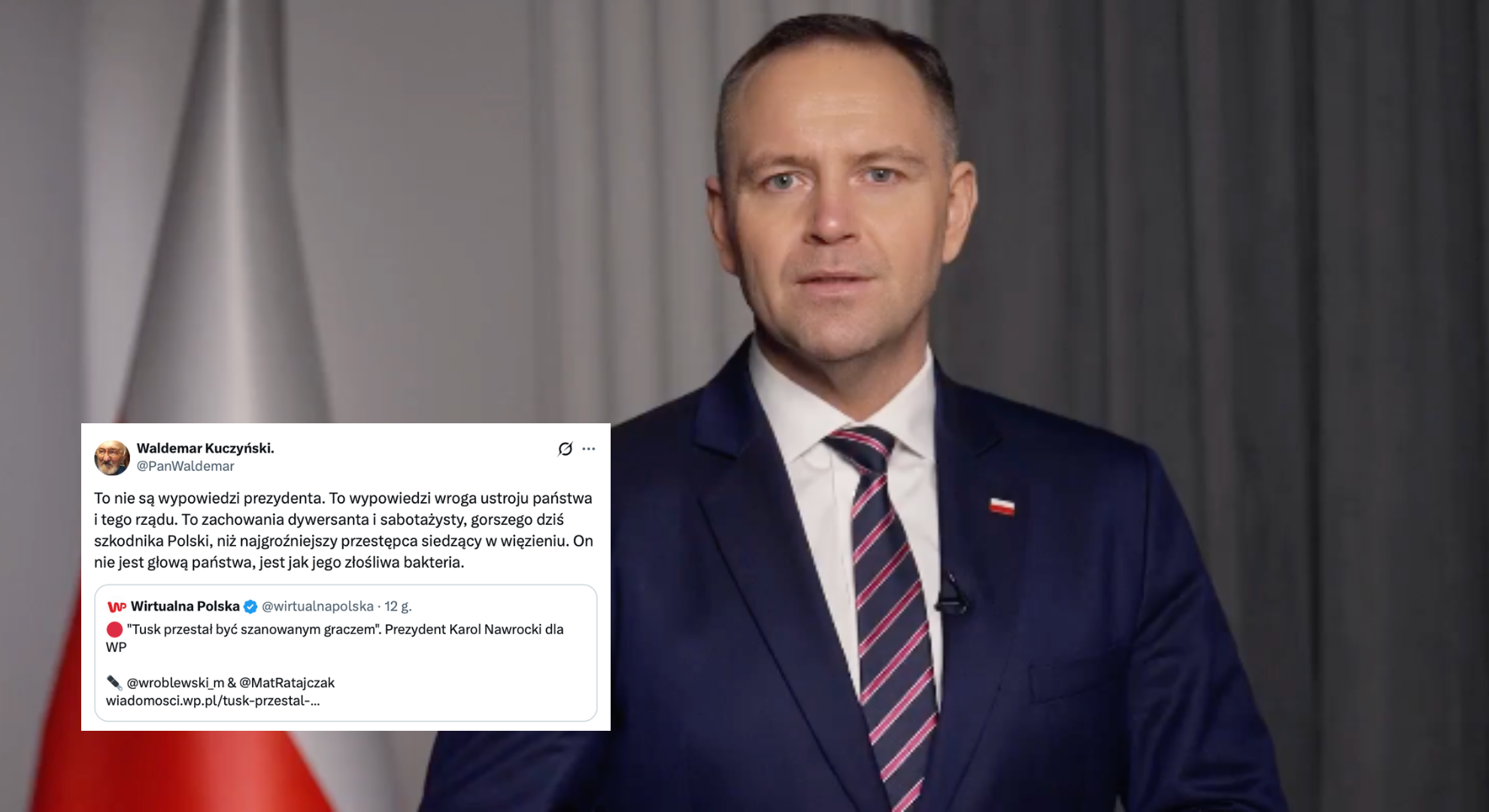 Były działacz PZPR atakuje prezydenta Karola Nawrockiego