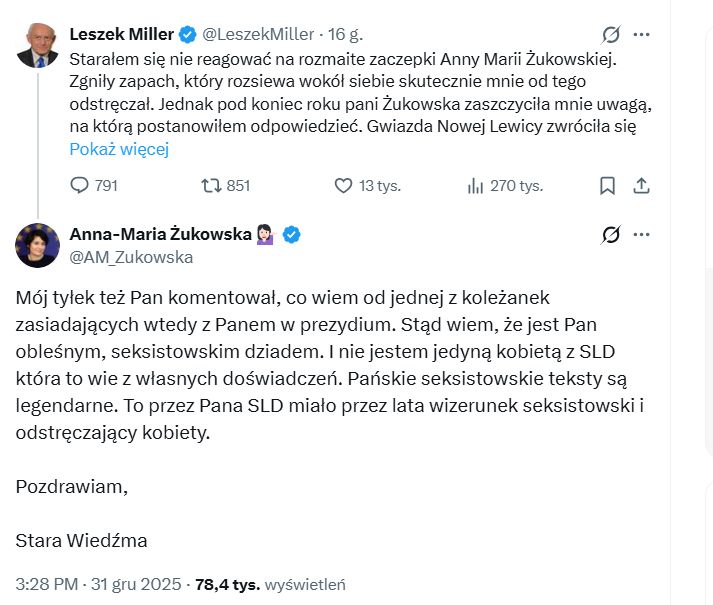 Żukowska do Millera 2