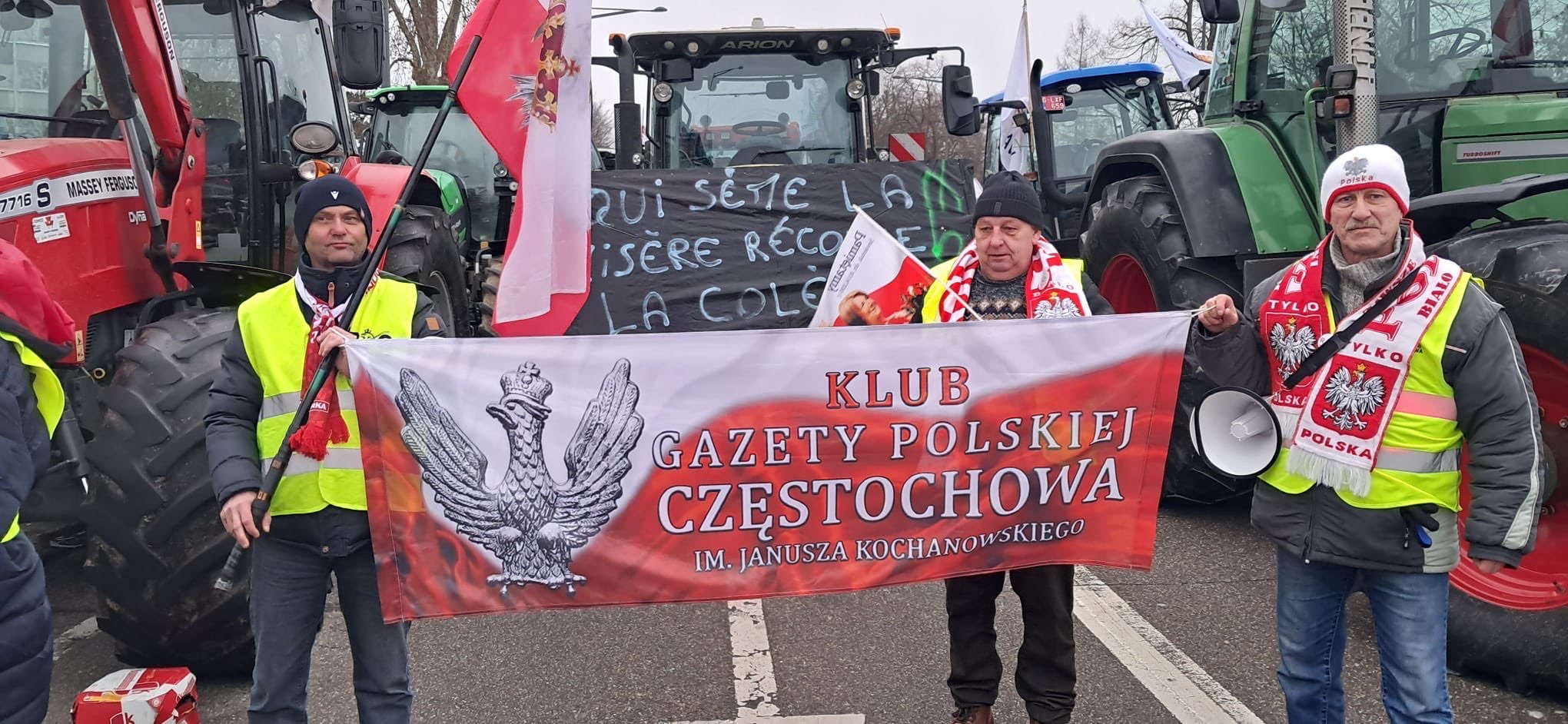 Kluby Gazety Polskiej na proteście w Strasburgu