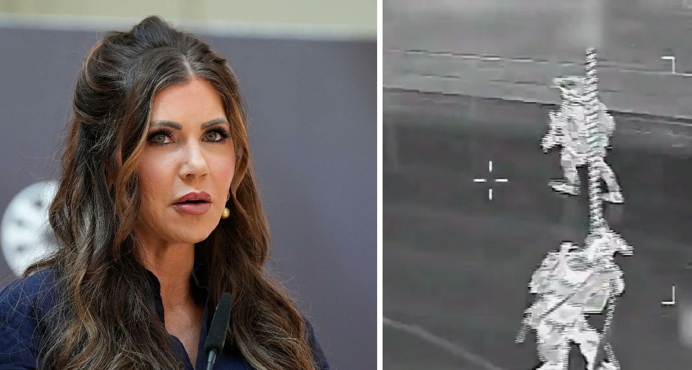 Kristi Noem i desant na tankowcu floty cieni