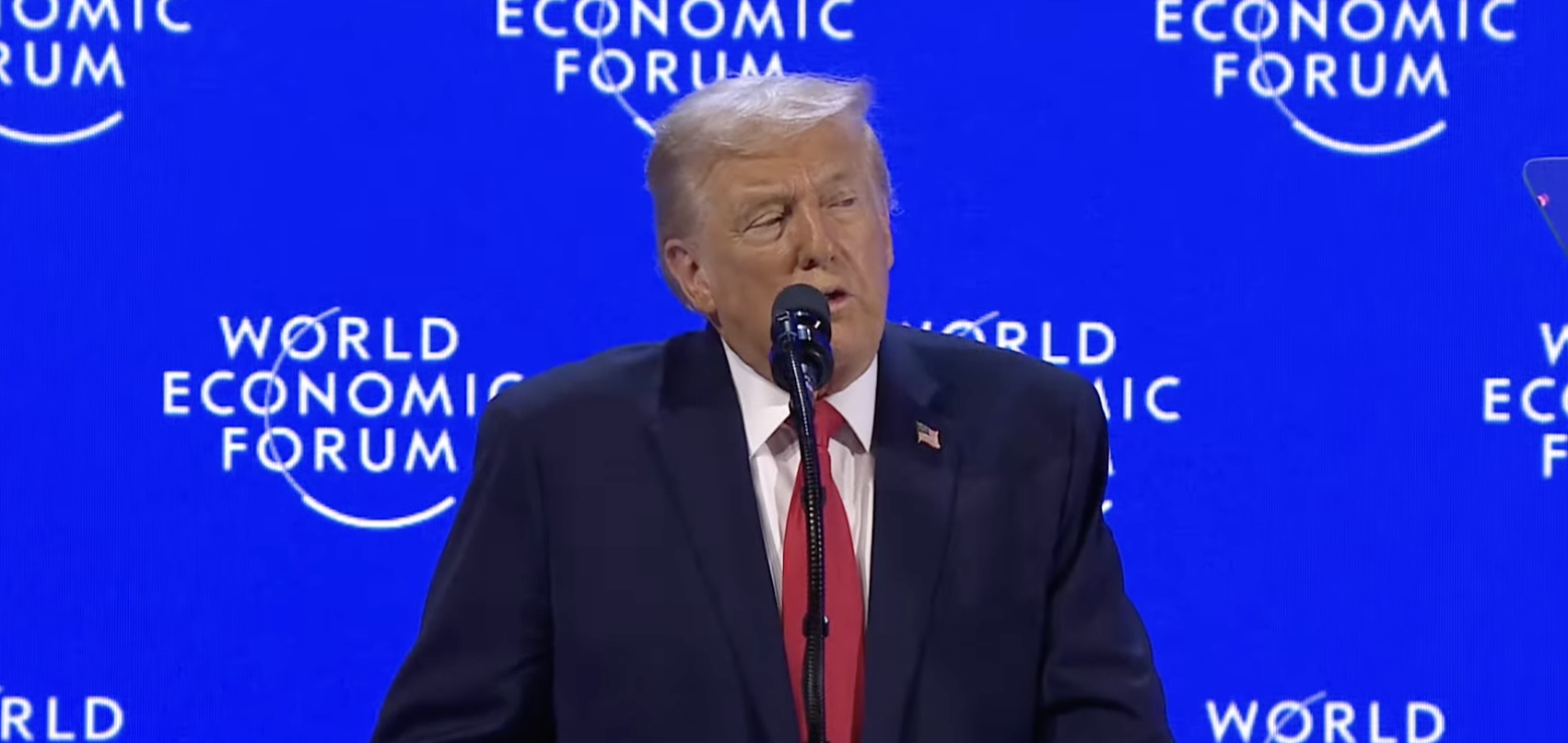 Donald Trump w Davos