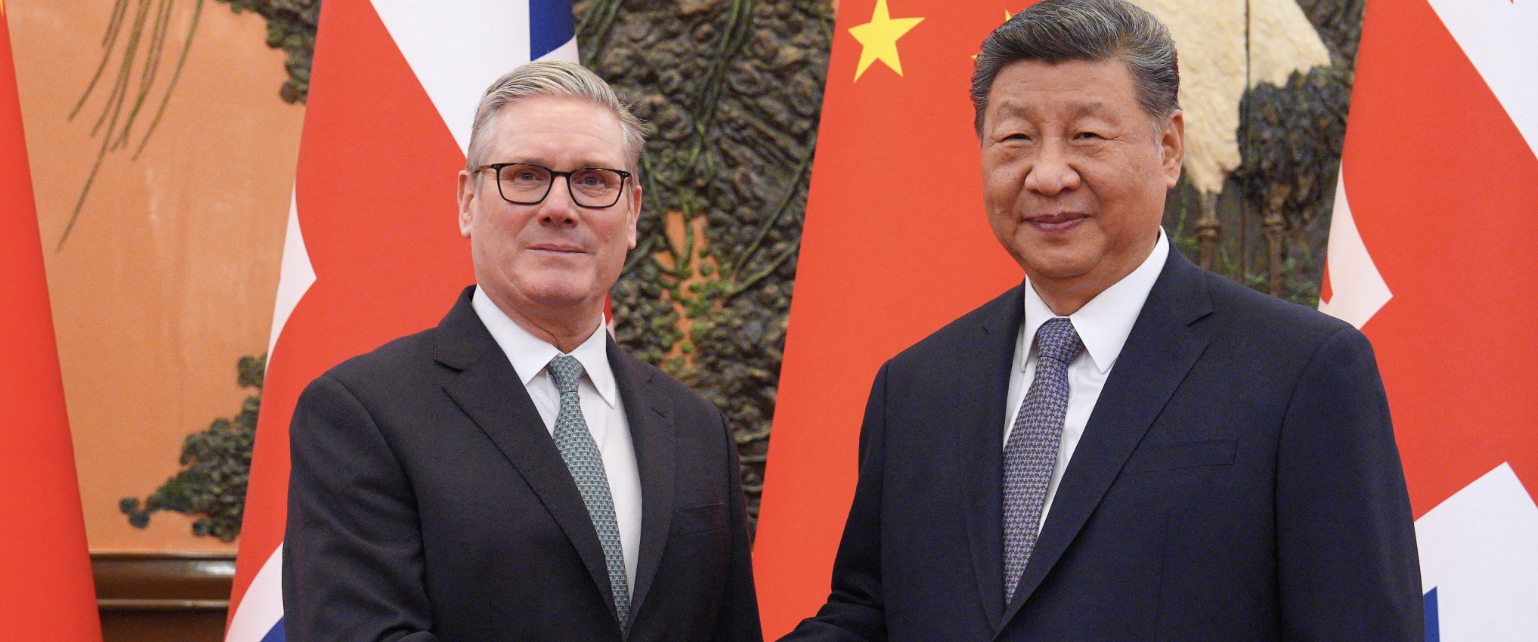 Keir Starmer i Xi Jinping