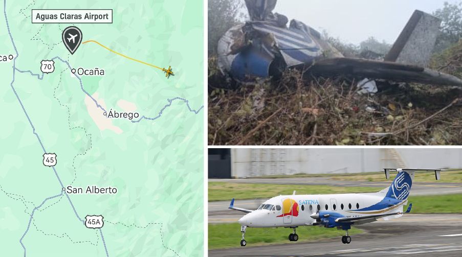 katastrofa samolotowa w Kolumbii