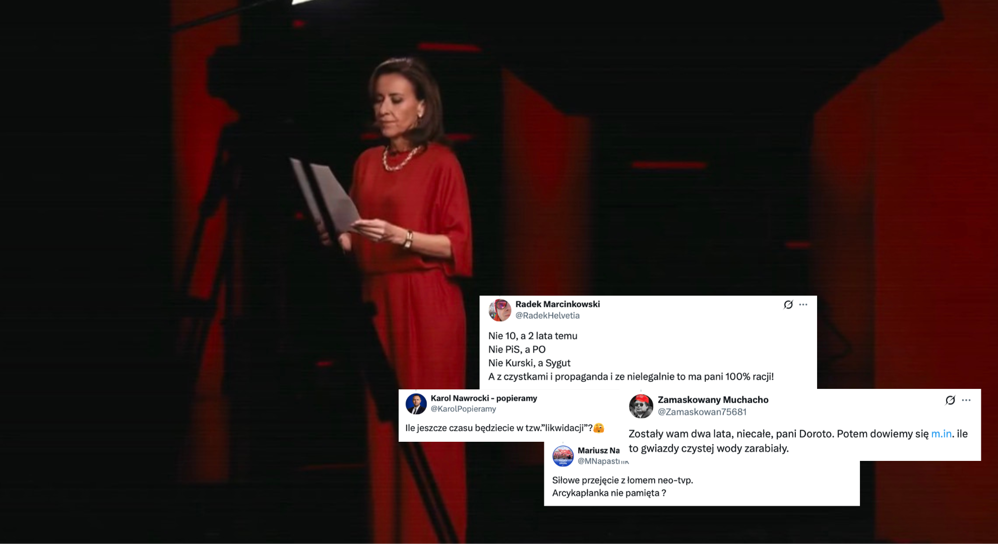 Wysocka-Schnnepf świętuje rzekome "przejęcie" TVP przez PiS