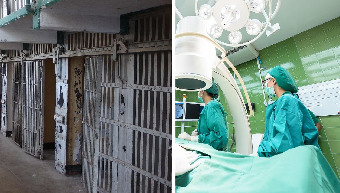 ze szpitala do więzienia