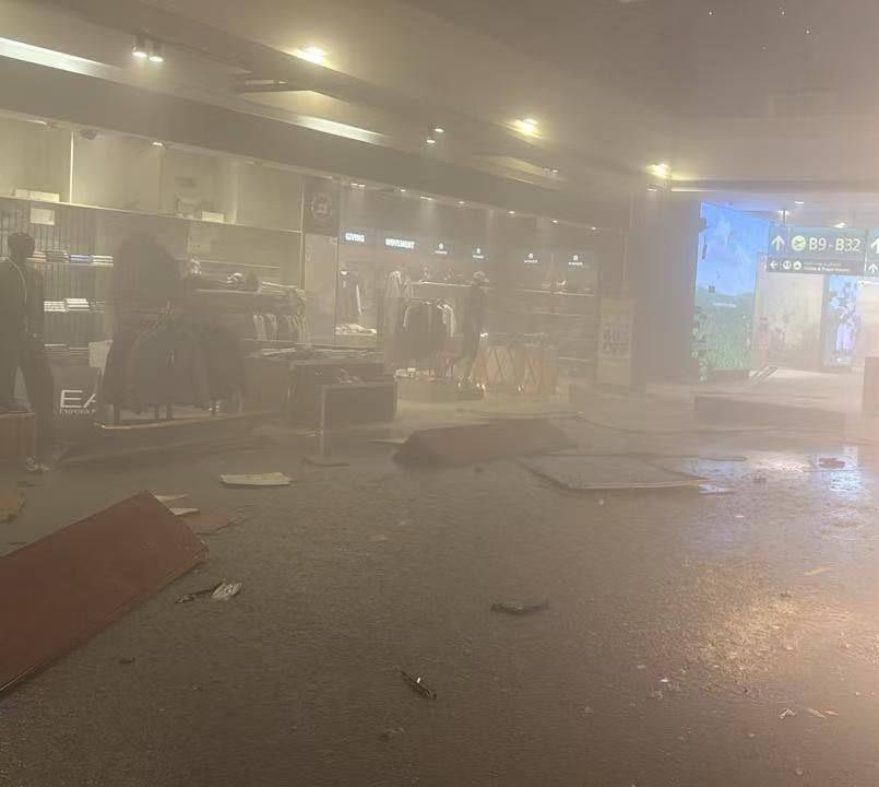 lotnisko w Dubaju po ataku irańskiego drona